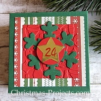 Advent Calendar - Red and Green 25