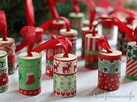Cheery Wine Cork Christmas Ornaments