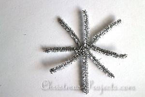 Chenille Snowflake Tutorial 4