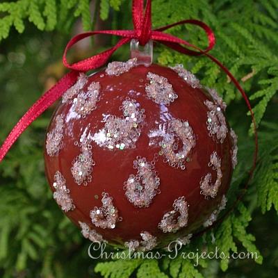 Christmas Craft - Glitter Ornament 