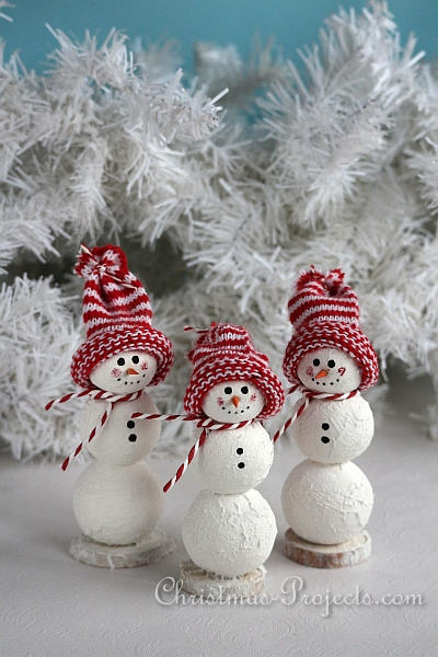 Christmas Craft - Mini Snowmen