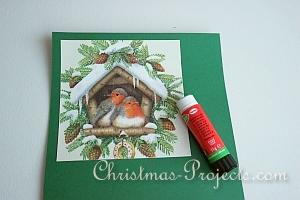 Christmas Robin Card Tutorial 2