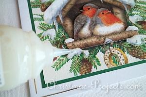 Christmas Robin Card Tutorial 6