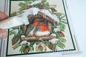 Christmas Robin Card Tutorial 7