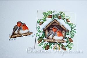 Christmas Robin Card Tutorial Robin Motifs