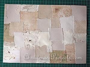 Collage Patchwork Card Tutorial 1