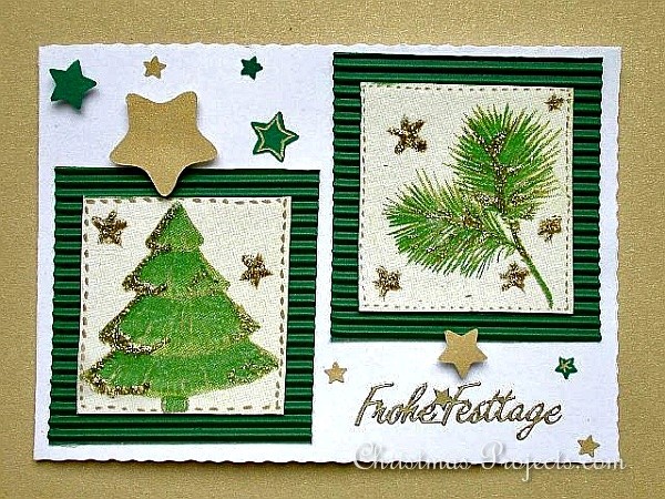 Frohe Festtage German Christmas Card 330