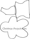 Gingerbread Man and Clothes Template