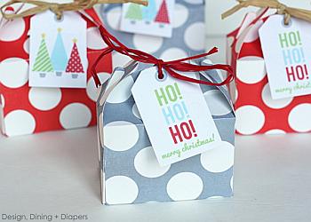 Last Minute Christmas Favors - Design, Dining and Diapers