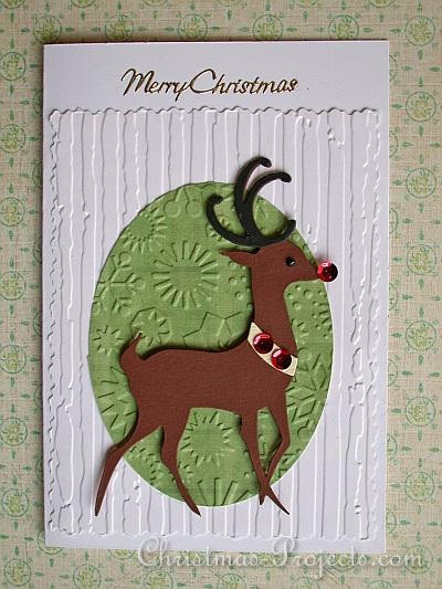 Reindeer Christmas Card 
