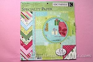 Scrapbook Paper Pack for Christmas Tags