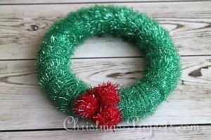 Scrubby Yarn Wreath Tutorial 5