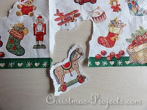 Tutorial - Wood Slice Christmas Tree Ornaments 1