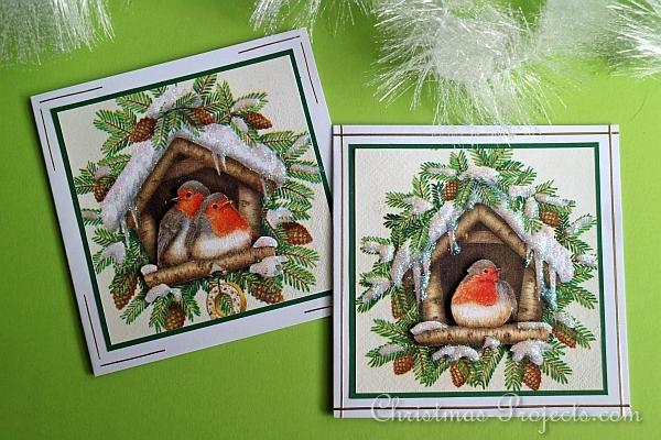 Winter Robins Christmas Cards